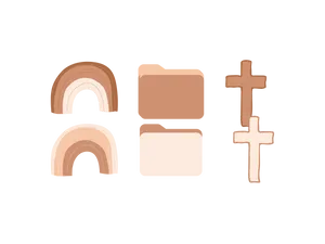 A Soft And Calm Neutral Aesthetic Desktop Wallpaper