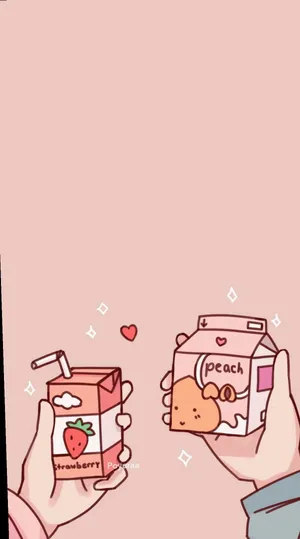 A Soothing Pastel Peach Landscape Bathed In The Gentle Light Of A Setting Sun Wallpaper