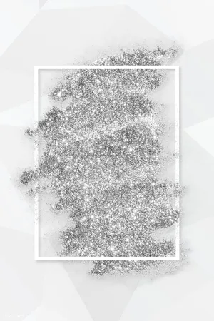 A Sparkling Display Of White Glitter Thrown Into The Air Wallpaper