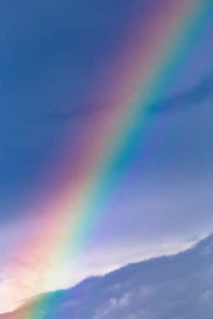 A Spectacular Scene Of A Cute Rainbow Wallpaper