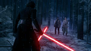 A Star Wars Lightsaber Ready For Battle Wallpaper