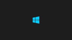 A Stark, Minimalistic Background With A Black Color Scheme Wallpaper