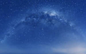 A Starry Sky With Milky And Stars Wallpaper