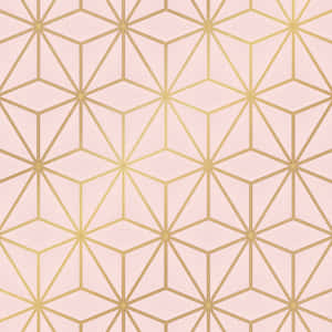 A Striking Combination Of Light Pink And Gold, Creating An Elegant Statement Look. Wallpaper