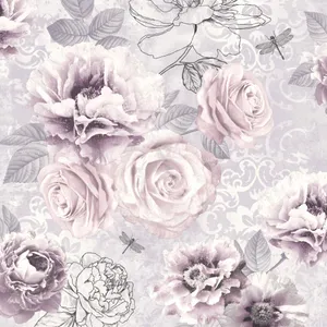 A Study In Contrast—grey And Pink Geometric Patterns Create A Bold Visual Statement Wallpaper