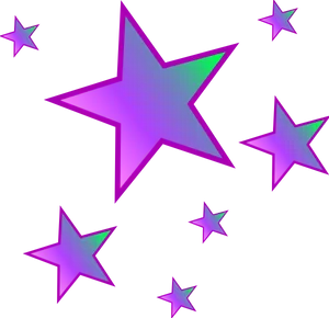 A Stunning Purple Star Twinkle In The Night Sky Wallpaper