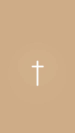A Stylish And Dainty Cross Pendant Made For Fashion-forward Young Women. Wallpaper