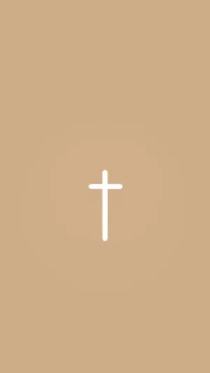 A Stylish And Dainty Cross Pendant Made For Fashion-forward Young Women. Wallpaper