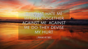 A Sunset With The Quote, All Hate Me Whither Together Against Me Against Me, Against Me, Against Me, Against Me, Against Me, Against Me Wallpaper