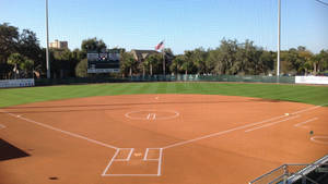 A Vast And Awesome Softball Field Wallpaper