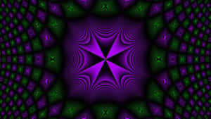 A Vibrant Contrast Of Colors, Neon Green And Purple Are Sure To Make A Statement. Wallpaper