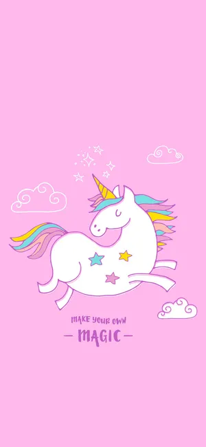 A Vibrant Lisa Frank Unicorn Brightening Up Your World Wallpaper