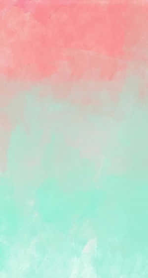 A Vibrant Pink And Green Aesthetic Wallpaper