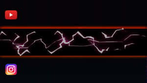 A Video With A Lightning Bolt On It Wallpaper