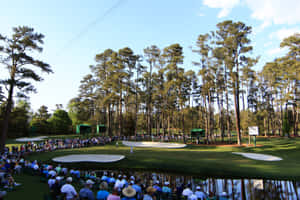 A View Of Augusta National Golf Course Wallpaper