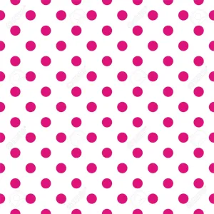 A Vivid And Cheerful Pattern Of Pink And White Polka Dots Wallpaper