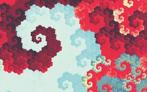 A Vivid Swirl Of Colors Stretches For Miles In A Breathtaking Landscape Wallpaper