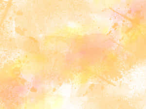A Watercolor Background With Yellow And Orange Paint Wallpaper