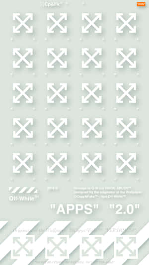 A White And Gray Design With A White Background Wallpaper