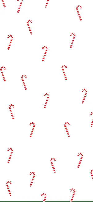 A White Background With Candy Canes On It Wallpaper