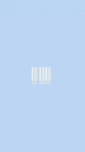 A White Barcode With The Word'my'on It Wallpaper