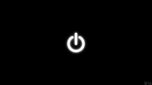 A White Light Bulb On A Black Background Wallpaper