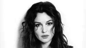 A Woman With Long Hair Is Posing For A Photo Wallpaper