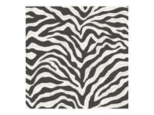 A Zebra Print Rug With Black And White Stripes Wallpaper