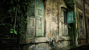 Abandoned Building In Dhaka Area Wallpaper