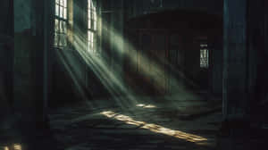 Abandoned_ Hall_ Sunbeam_ Intrusion.jpg Wallpaper