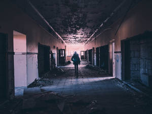 Abandoned Hallway Grunge