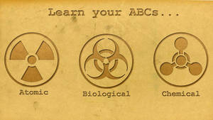 Abc Atomic Biological And Chemical Logos Wallpaper