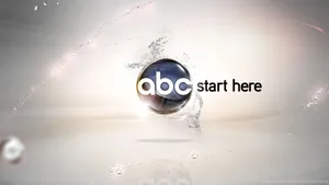 Abc Logo With Water Splash Effect Wallpaper