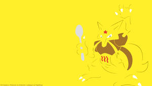 Abra Kadabra Yellow Wallpaper