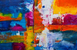 Abstract Art With Bright Colors Wallpaper