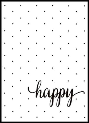 Abstract Black And White Dots Pattern Wallpaper