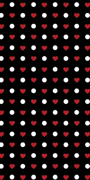 Abstract Black And White Dots Pattern Wallpaper