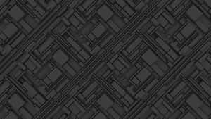 Abstract Black Grey Geometric Pattern Wallpaper