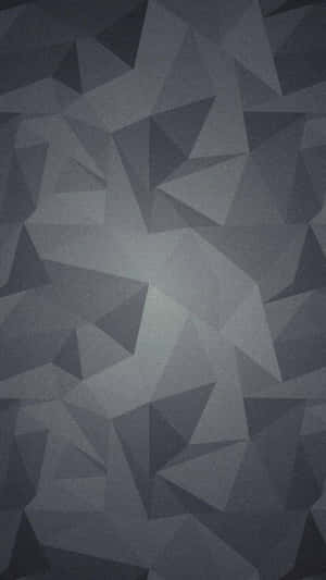 Abstract Black Grey Geometric Pattern Wallpaper
