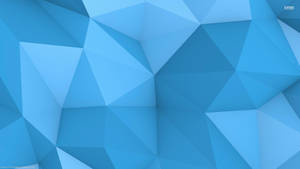 Abstract Blue Polygonal Background Wallpaper