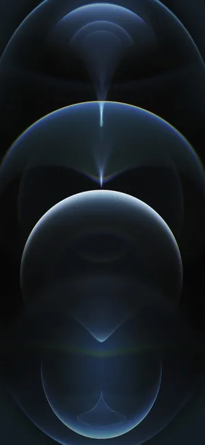 Abstract Blue Spheres Background Wallpaper