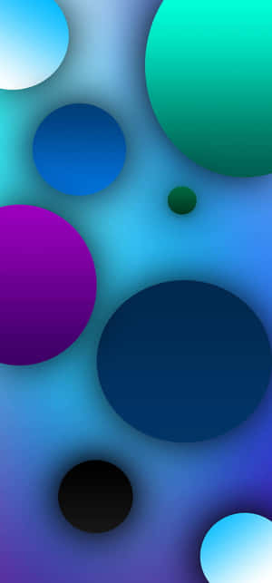 Abstract Circles Colorful Background Wallpaper