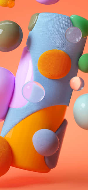 Abstract Colorful Bubblesand Shapes Wallpaper Wallpaper