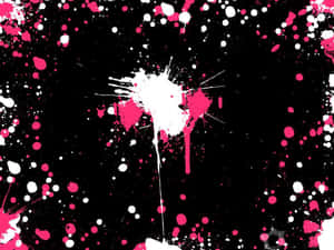 Abstract Design With Colorful Shades Of Pink And Black Wallpaper