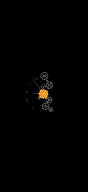 Abstract Gearson Black Background Wallpaper