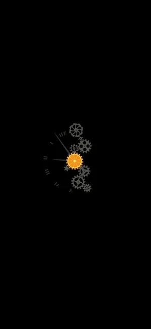 Abstract Gearson Black Background Wallpaper