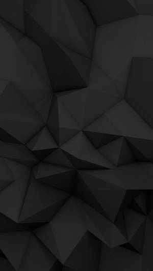 Abstract Geometric Solid Black Iphone Wallpaper