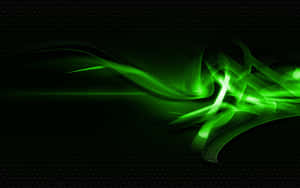 Abstract Green Led Lights Textured Background Wallpaper