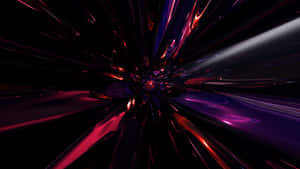 Abstract Hyperspace Tunnel Wallpaper