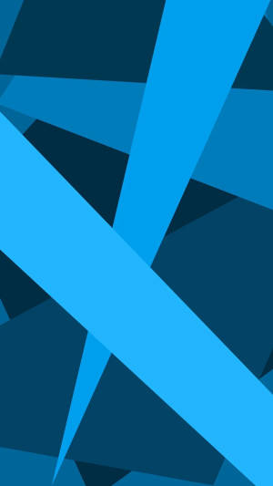 Abstract Iphone Blue Shapes Wallpaper